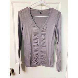Express grey sweater